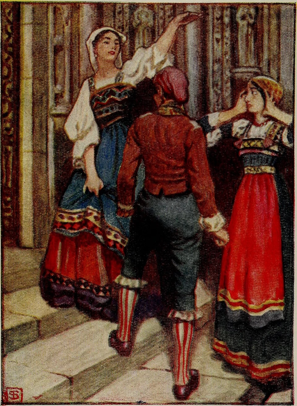 Cavalleria Rusticana - 'Turiddu, Santuzzo e Lola alla porta della chiesa'